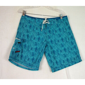 Maui Rippers Men's Swim Board Shorts Tropical Beach Size 6‎ Pockets Waist 32"
